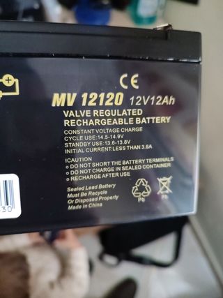 Batería 12v