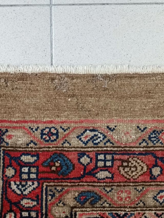 Tappeto persiano Malayer antico 305x85