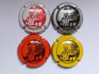 4 PLACAS DE CAVA CASTELL D´OR  N1