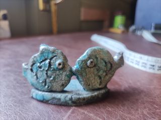 Soprammobile in ceramica Raku fatto a ma
