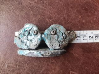 Soprammobile in ceramica Raku fatto a ma