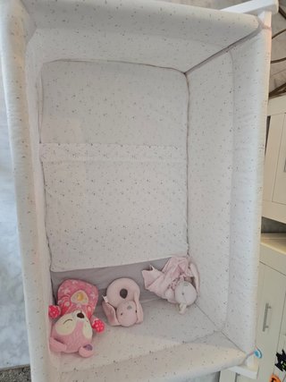 Mini-cuna cambrass como nueva