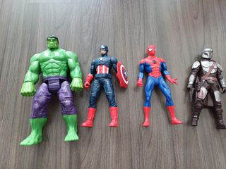 Hulk, Spiderman, Capitán y Mando