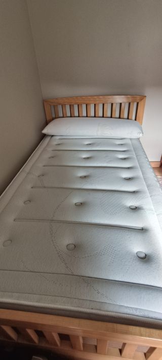 Cama 1,05 cm de madera de pino