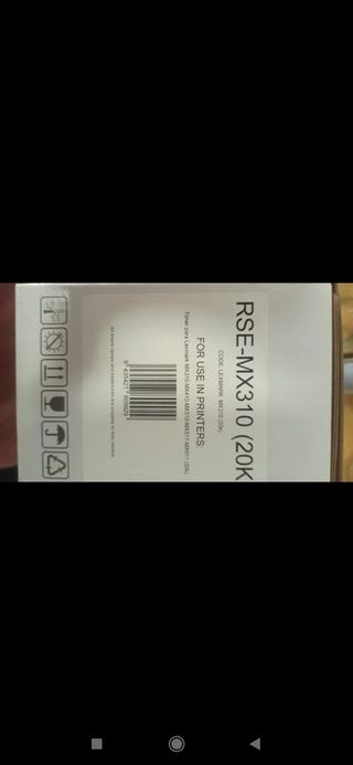 Tóner impresora lexmarkt