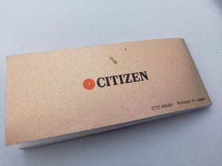 Istruzioni Citizen Noblia e Permabright 