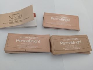 Istruzioni Citizen Noblia e Permabright 