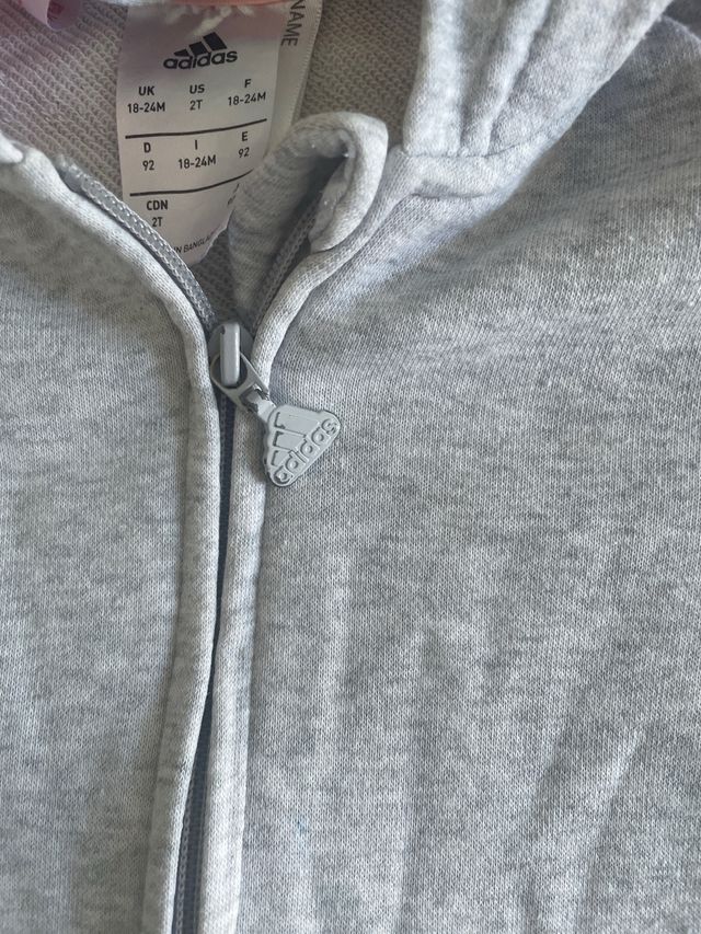 Felpa con cappuccio e zip 18/24 mesi