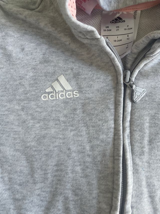 Felpa con cappuccio e zip 18/24 mesi