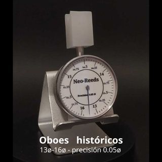 Medidor de diámetros para palas