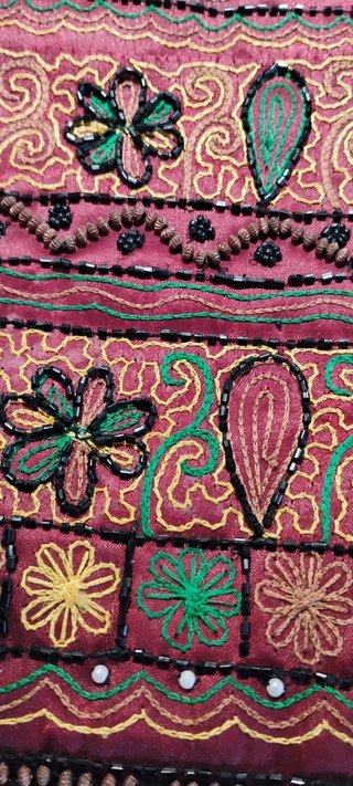 Bolso étnica seda sin estrenar sin