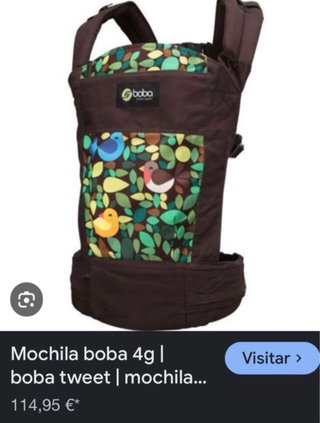 Mochila de porteo boba