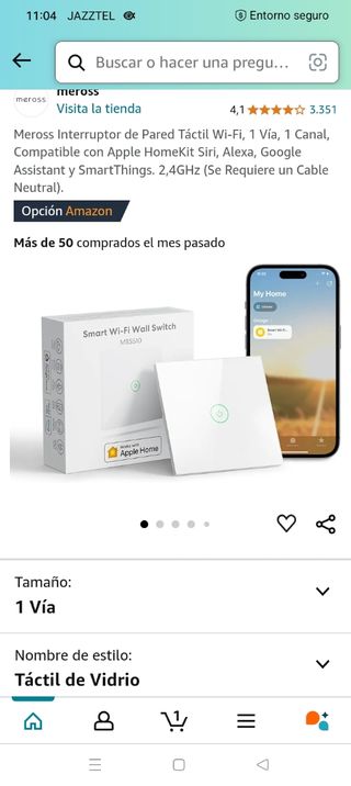 Interruptor de pared táctil Nuevo