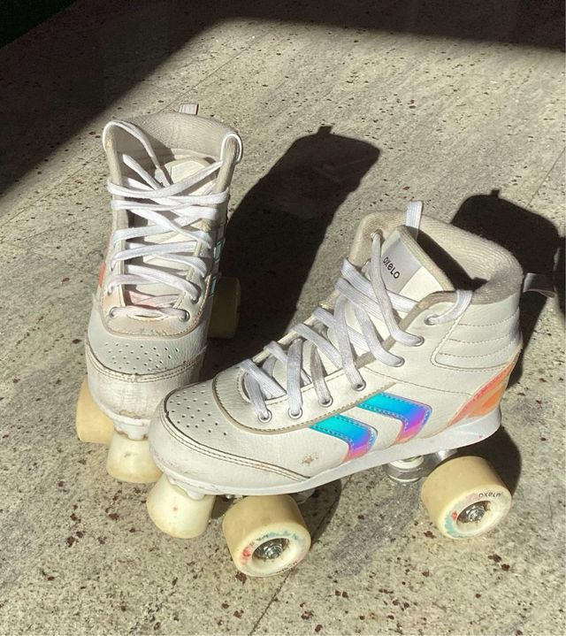 Pattini/Roller a 4 ruote per bimba - come nuovi