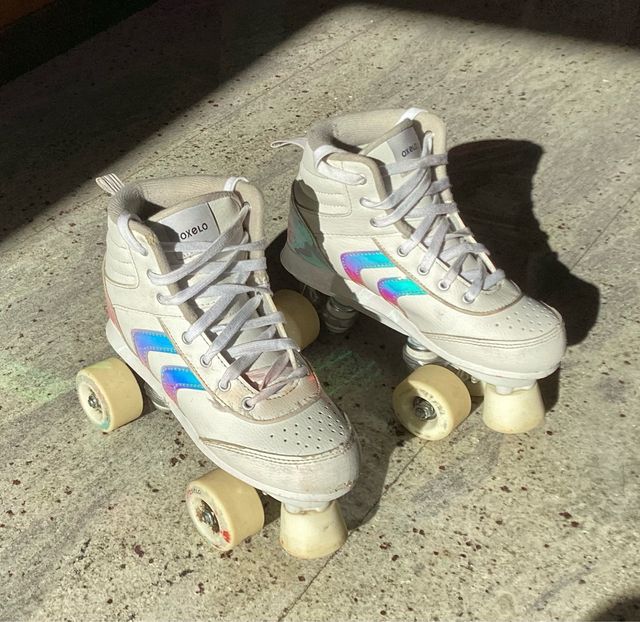 Pattini/Roller a 4 ruote per bimba - come nuovi