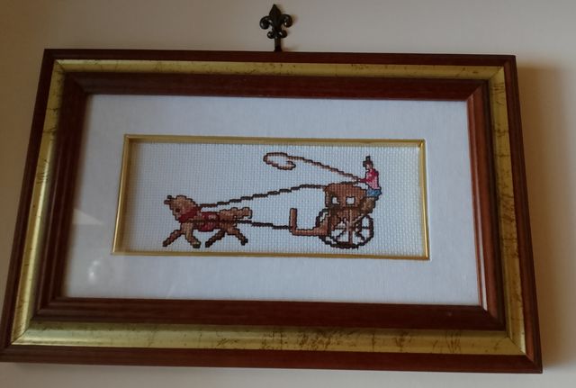 Set 4 quadri realizzati a mano