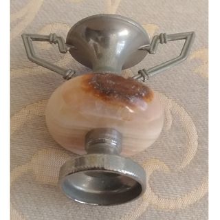 Anforette in onice e peltro vintage anni '60