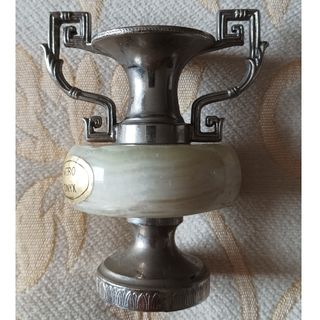 Anforette in onice e peltro vintage anni '60