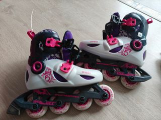 Patines en linea casco y protecciones 