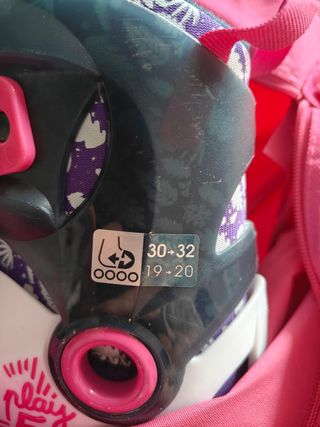 Patines en linea casco y protecciones 