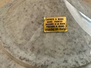 Vaso vintage coperchio artigianato fiorentino 