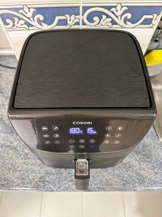 Cosori wifi negra freidora de aire y accesorios