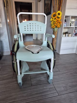 Silla ruedas baño