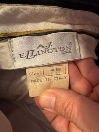 Pantalone A.J. Ellington in velluto