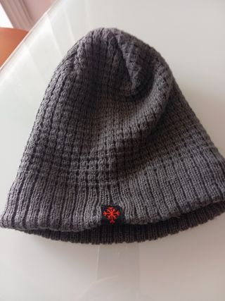 Gorro gris lana chico