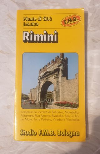 CARTINA RIMINI PIANTA CITTÀ 