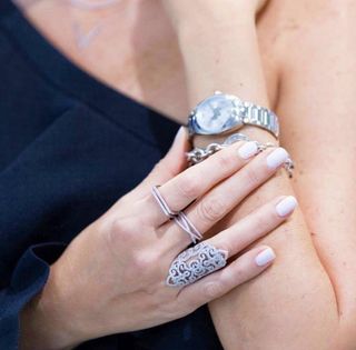 Anillo de plata y circonitas Croisee Agatha Paris