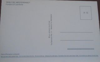 Cartolina -Perle del Mediterraneo - Leonfonte