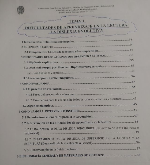 APUNTES: DIF. DEL LENGUAJE ESCRITO