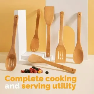 🔻➖67%🔻 Utensilios de Cocina BAMBÚ