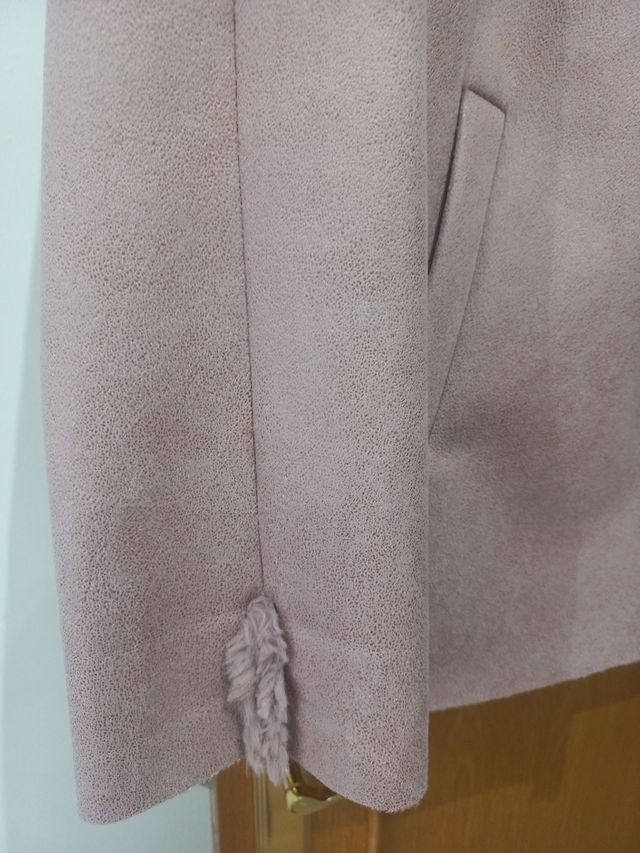 CHAQUETA ANTELINA ROSA PALO