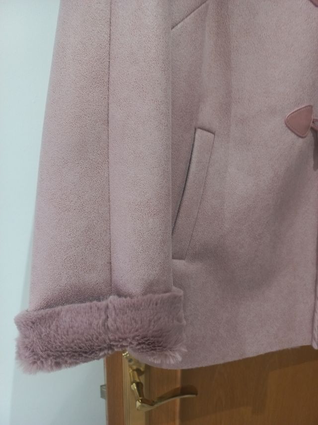 CHAQUETA ANTELINA ROSA PALO