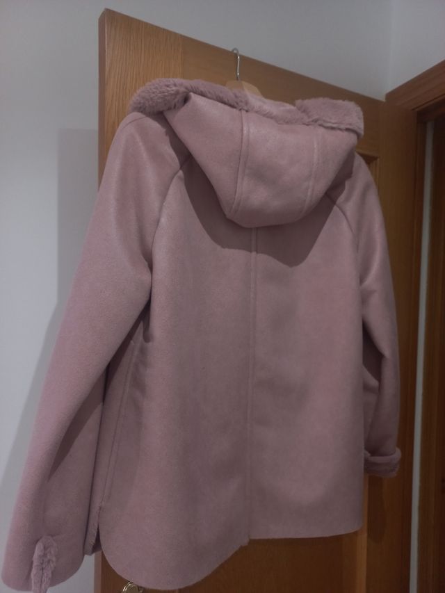 CHAQUETA ANTELINA ROSA PALO