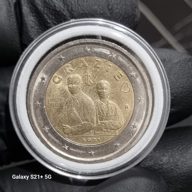 Moneta ITA 2€ - "Grazie" Medici Covid