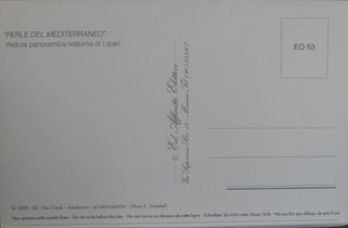 Cartolina -Perle del Mediterraneo - Lipari 1998