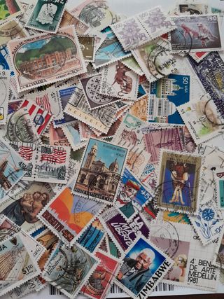 Lote Valencia.Sellos matasellados extranjeros