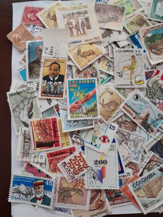 Lote Valencia.Sellos matasellados extranjeros