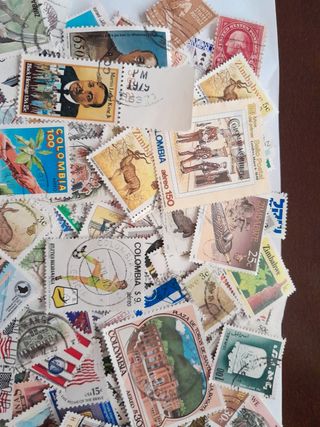 Lote Valencia.Sellos matasellados extranjeros