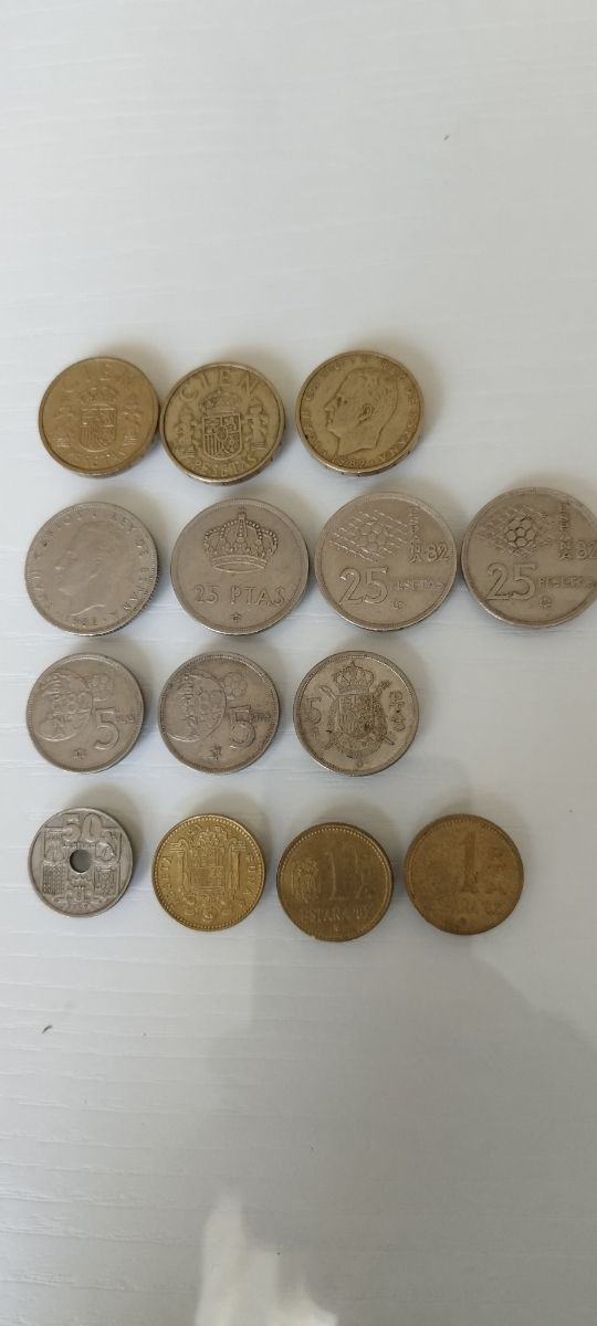 Monete in ptas per la Coppa del Mondo di calcio '82