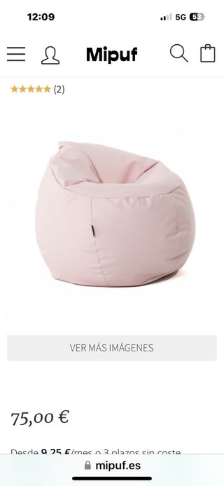 PUFF INFANTIL ROSA