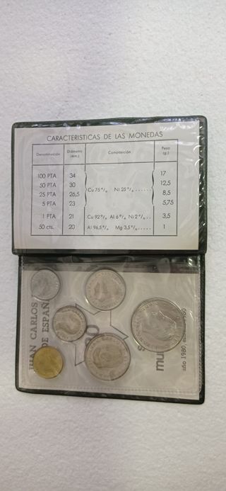 Serie Monedas Mundial 82 año 1980