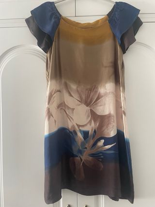 Vestido estampado Zara