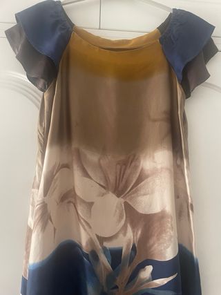 Vestido estampado Zara