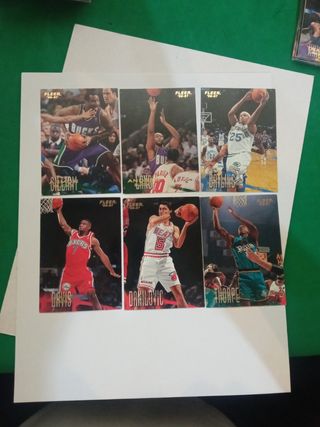 Lote de 28 cromos NBA baloncesto 96/97