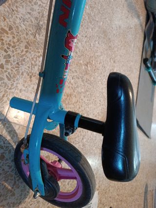 Bici niña sin pedales 