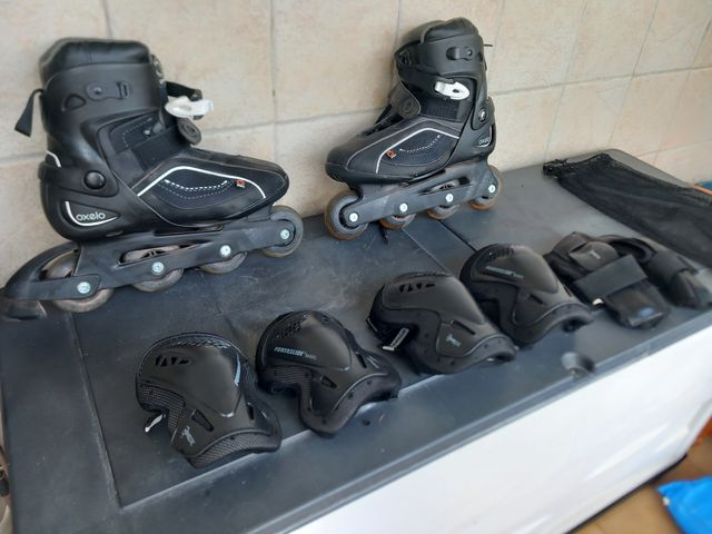Patines y protecciones 